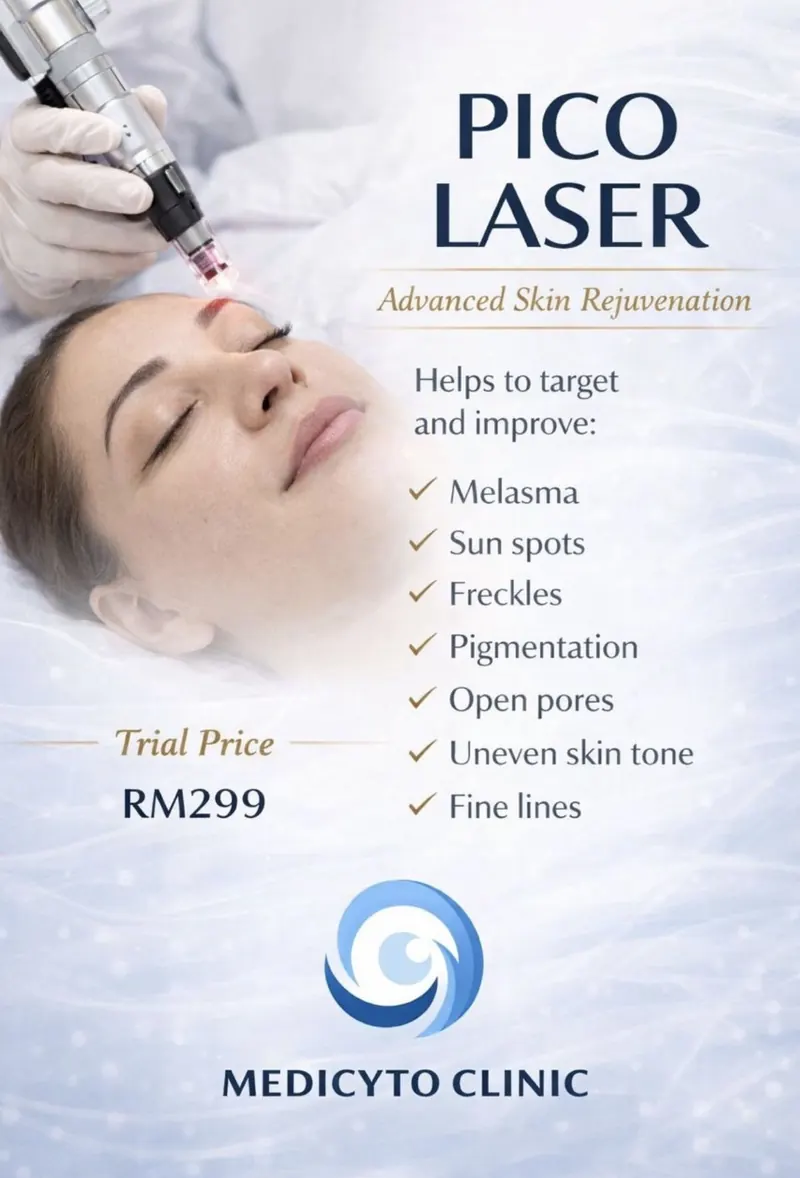 Pico Laser — Advanced Skin Rejuvenation, Trial Price RM299